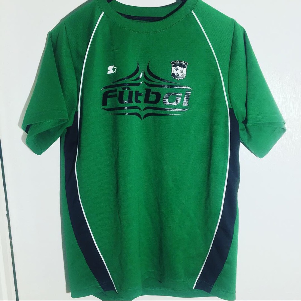 futbol starter soccer jersey mens size M green